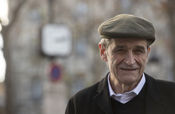 Josu Urrutikoetxea, en París en diciembre pasado. (Jagoba MANTEROLA | FOKU)