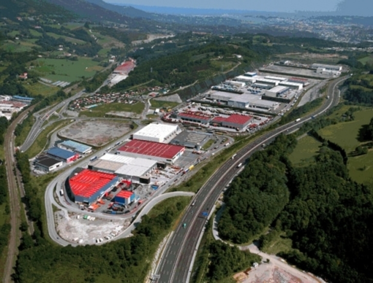 Imagen del polígono Lanbarren de Oiartzun. (SPRILUR)