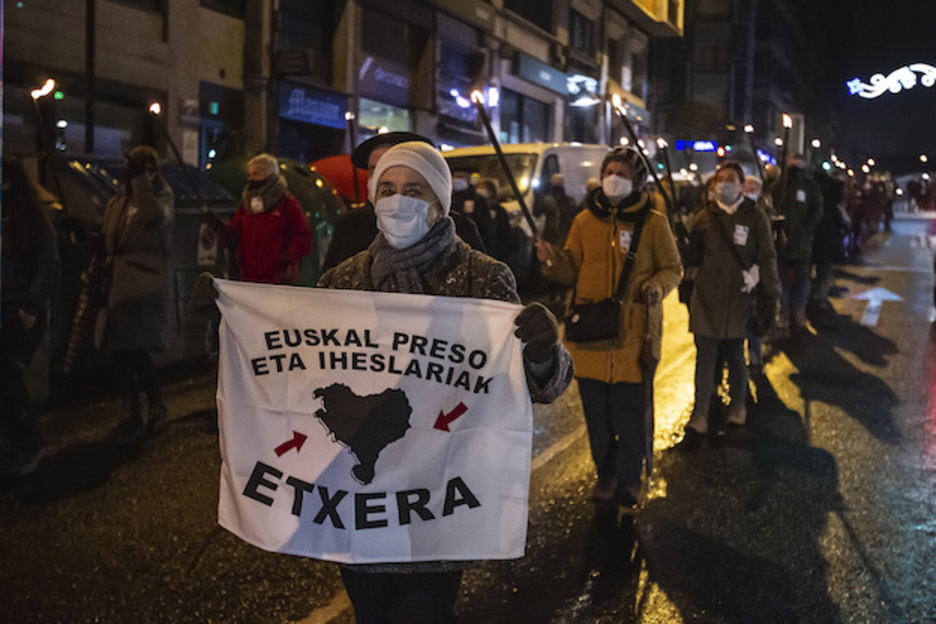 Jendetza bildu da gaur Basaurin. (Aritz LOIOLA/FOKU)
