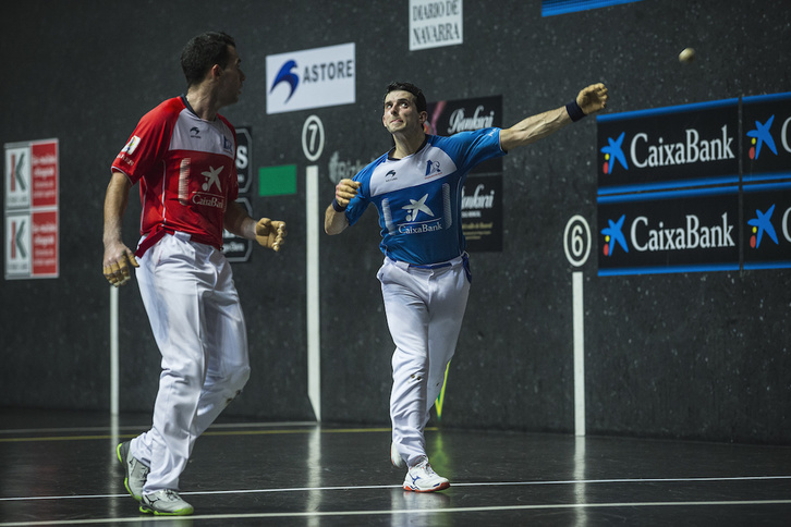 Jaka eta Altuna, buruz burukoaren finalean, duela lau uste eskas. (Aritz LOIOLA | FOKU)