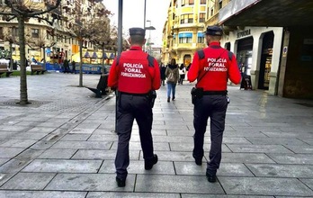 Foto de archivo de la Policía Foral. (vía twitter @policiaforal_na )