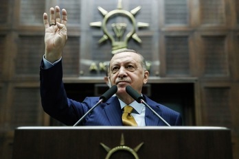 El presidente turco, Recep Tayip Erdogan. (AFP)