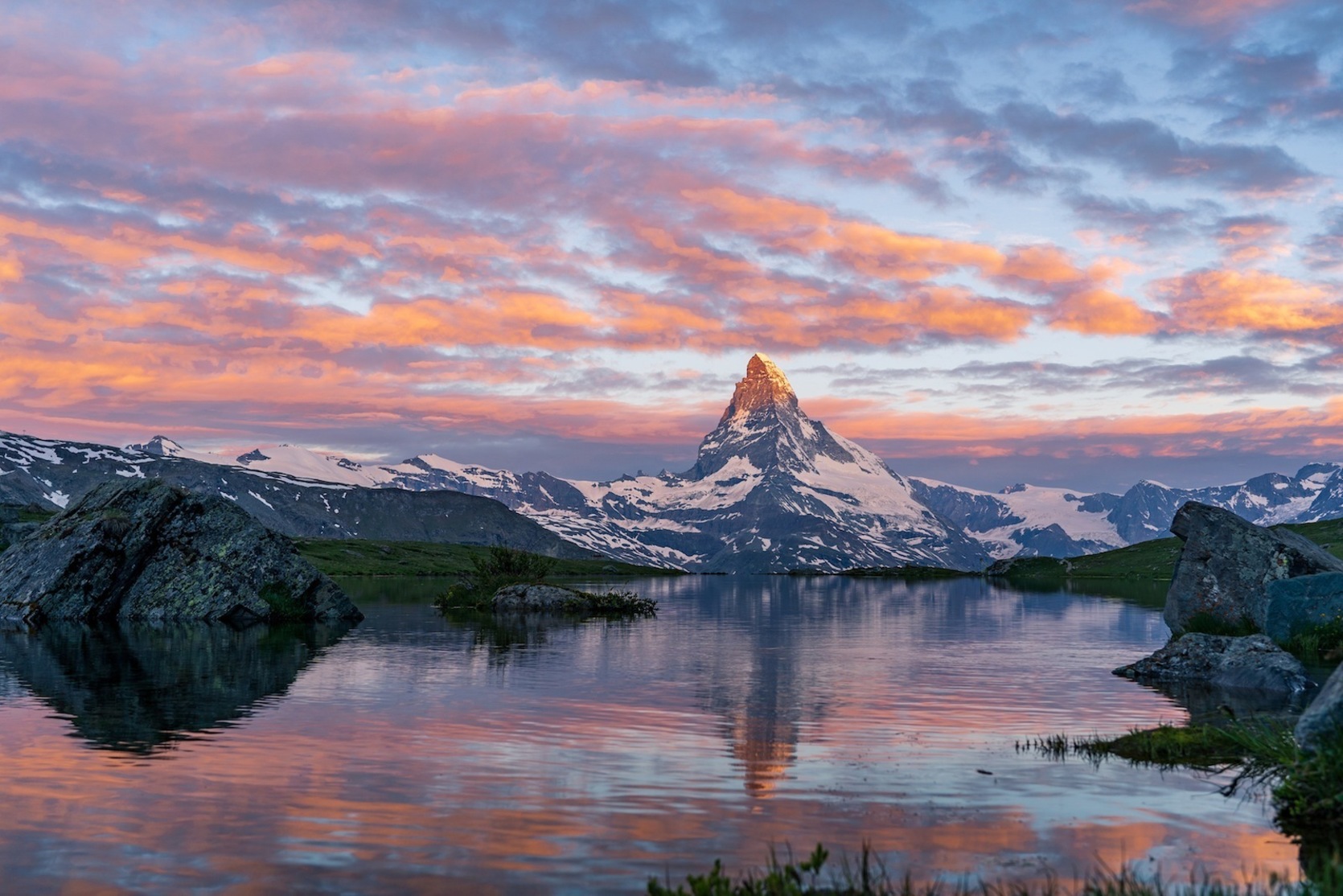 El Cervino, al atardecer (GETTY IMAGES).