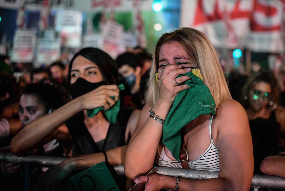 Las emociones, a flor de piel. (Ronaldo SCHEMIDT/AFP)