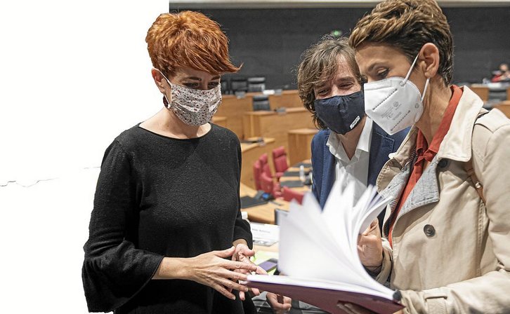 Bakartxo Ruiz y María Chivite. (FOKU)