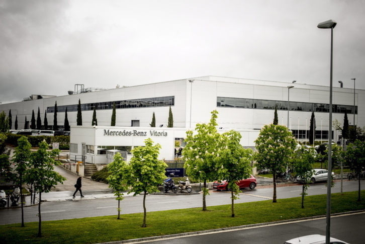 La planta de Mercedes en Gasteiz, en una imagen de archivo. (Jaizki FONTANEDA / FOKU)