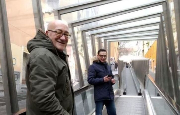 El guionista Antonio Altarriba y el dibujante Keko. (Norma editorial)