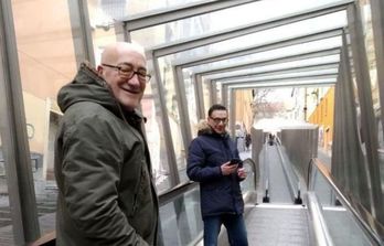 El guionista Antonio Altarriba y el dibujante Keko. (Norma editorial)