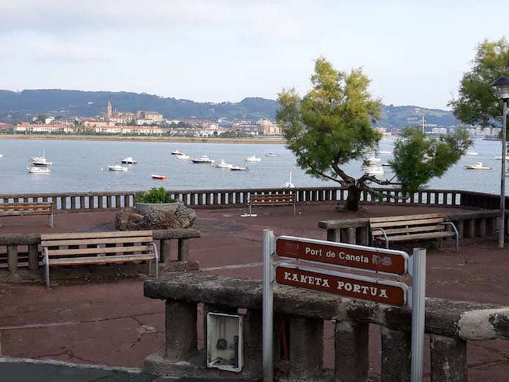 Kaneta portuaren auzoa, Hendaian. (NAIZ)