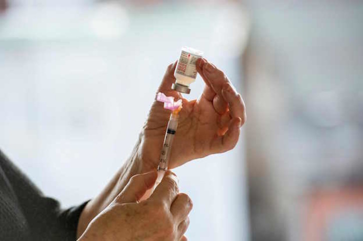 Vacuna desarrollada por Moderna. (Joseph PREZIOSO/AFP)