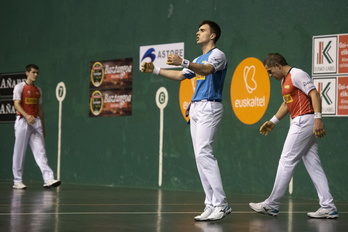 Galdutako pilotak izan dira Peñaren partida onaren orbain bakarra. (Gorka RUBIO/FOKU)