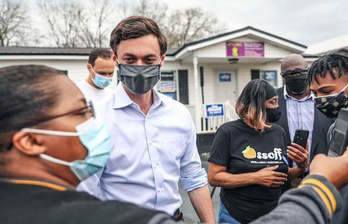 El demócrata Jon Ossoff. (Sandy HUFFAKER / AFP)