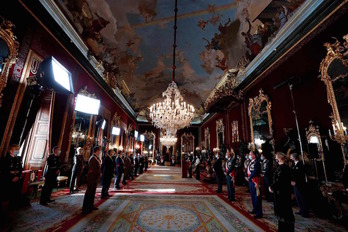 Pascua militar celebrada el miércoles en Madrid. (J.J. GUILLÉN-POOL/AFP)