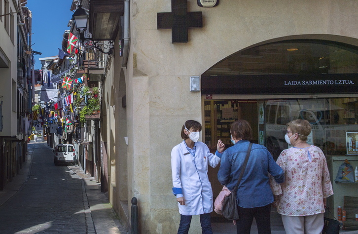 Bermeo, durante la desescalada del pasado año. (Marisol RAMIREZ/FOKU)