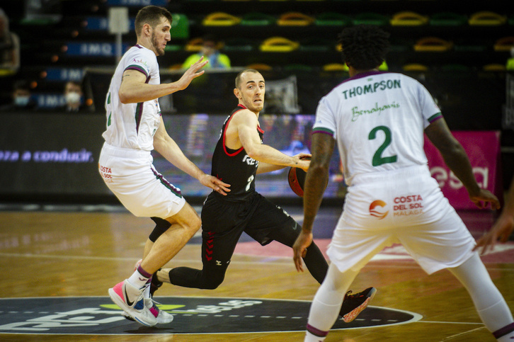 Rousselle es baja «al 99%» para enfrentarse este sábado a Valencia Basket. (Jaizki FONTANEDA/FOKU)