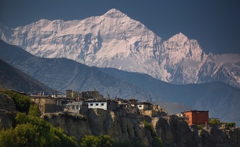Uno de los pueblos del itinerario en Mustang. (GETTY IMAGES)