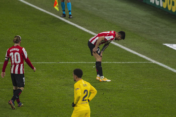 Marcelino durante el entrenamiento de este sábado en Lezama. (@AthleticClub)