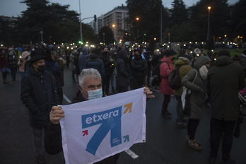 Imagen de la movilización de Donostia. (Jon URBE/FOKU)