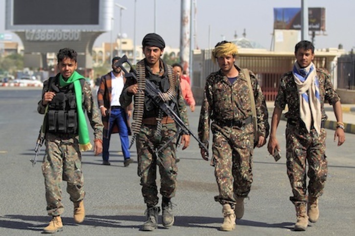 EEUU incluirá en su «lista negra» a los rebeldes huthíes en Yemen. (Mohammed HUWAIS/AFP)