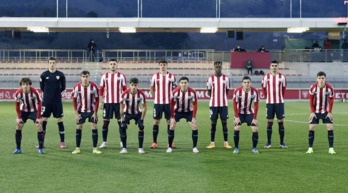 Joseba Etxeberria, entrenador del Bilbao Athletic, en el partido contra el Real Unión. (@AthleticClub)