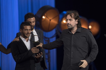 Isaki Lacuesta recibió en 2018 la Concha de Oro por 'Entre dos aguas'. Juan Carlos RUIZ | FOKU