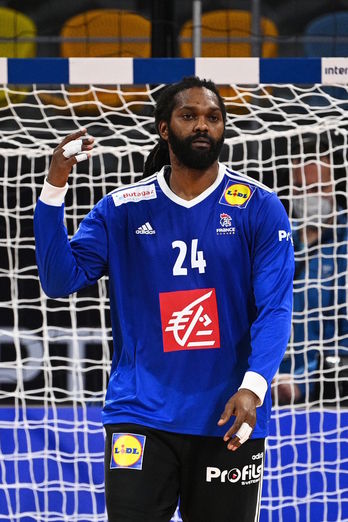 Wesley Pardin ha firmado un partidazo, rozando el 50% de paradas. (Anne-Christine POUJOULAT/AFP)