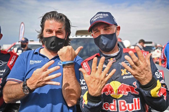 Stéphane Peterhansel ha sumado su decimocuarto Dakar. (Franck FIFE / AFP)