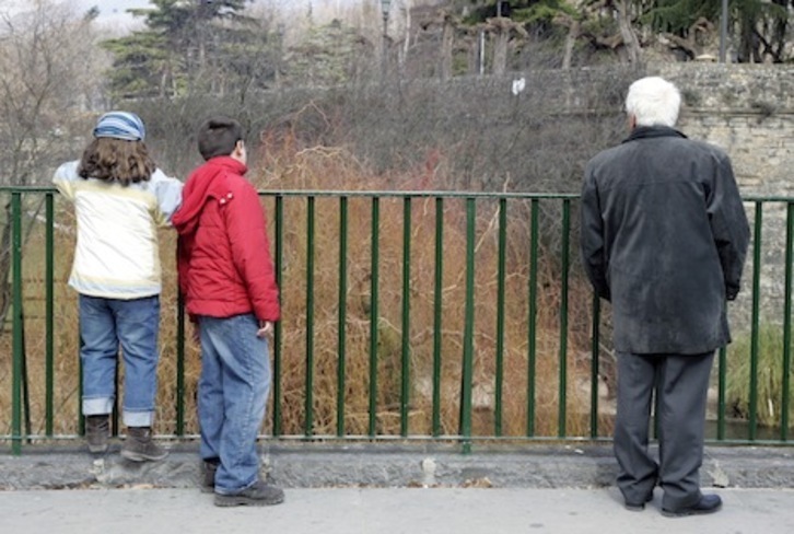 El 22 % de la población de Iruñea tiene 65 o más años, según constata un estudio del Ayuntamiento. (Iñigo URIZ/FOKU)