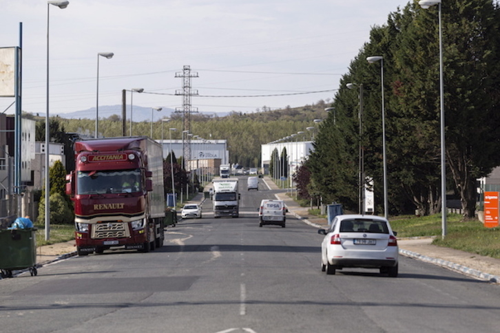 Polígono industrial de Goiain, en Legutio. (Endika PORTILLO/FOKU)