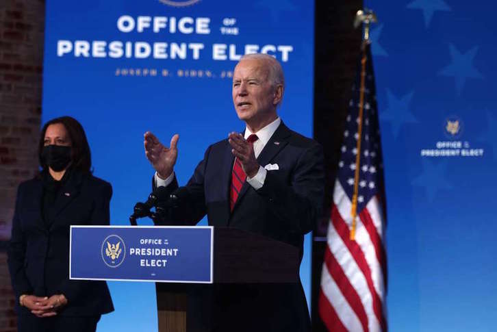 El presidente electo de EEUU, Joe Biden. (Alex WONG/AFP)