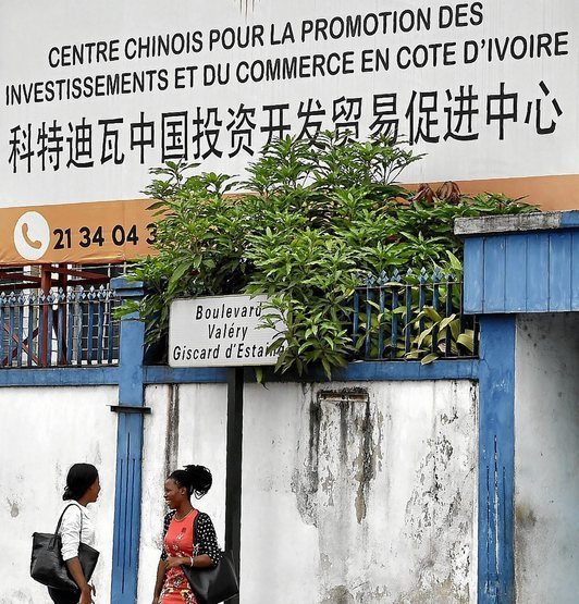 Presencia china en África.