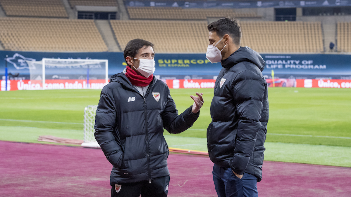 Marcelino pidió a Aduriz que se incorporara a la expedición del Athletic para la final