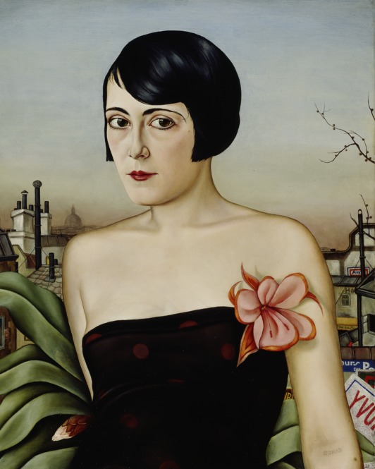 Christian Schad-en ‘Maika’ (1929), Urte Eroei buruzko erakusketan ikusgai. (Christian SCHAD STIFTUNG, Aschaffenburg, VEGAP, Bilbo, 2020)
