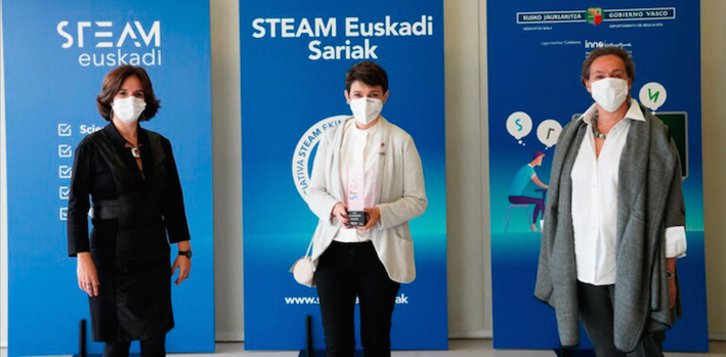 Inspira ekimenak STEAM saria jaso du.