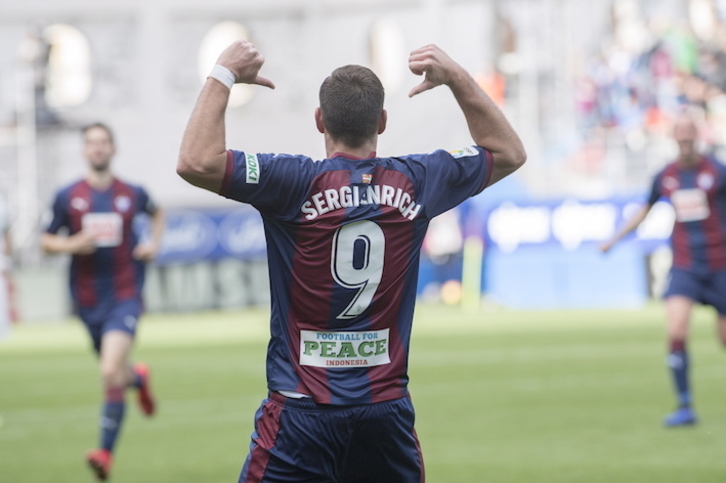 A Enrich se le aplicará el régimen interno del Eibar. (Juan Carlos Ruiz/Foku)