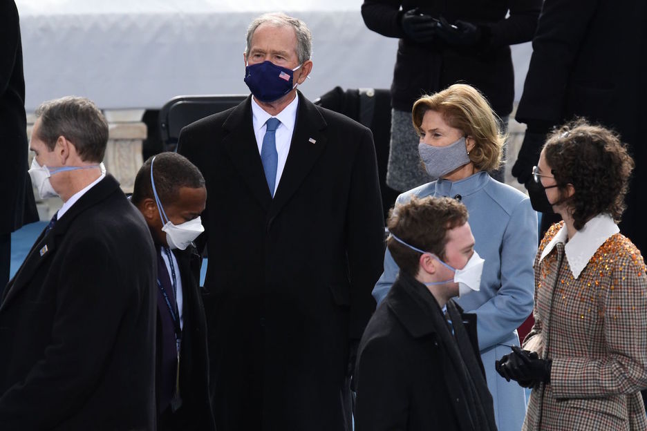 George W. Bush no ha faltado a la cita. (Rob CARR / AFP)
