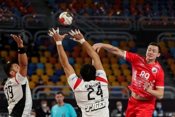 Rusia se ha topado con la muralla defensiva y el portero de Egipto. (MOHAMED Abd El Ghany / AFP PHOTO)