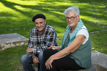 Este es el segundo documental protagonizado por Alfonso Etxegarai y Kristiane Etxaluz. (NAIZ)