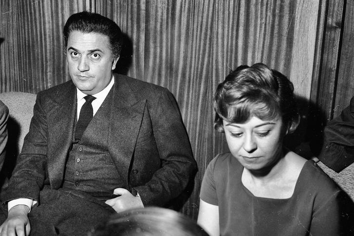 Se habla de la conexión espiritual entre Fellini y Giulietta Masina. (NAIZ)