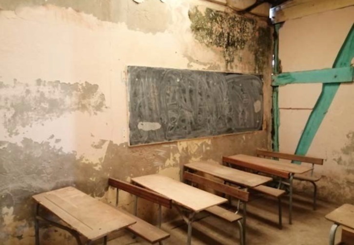 Gipuzkoako EHAEOk finantzatuko duen proiektuarrekin lotutako ikasgela bat, irudian (EHAEO)