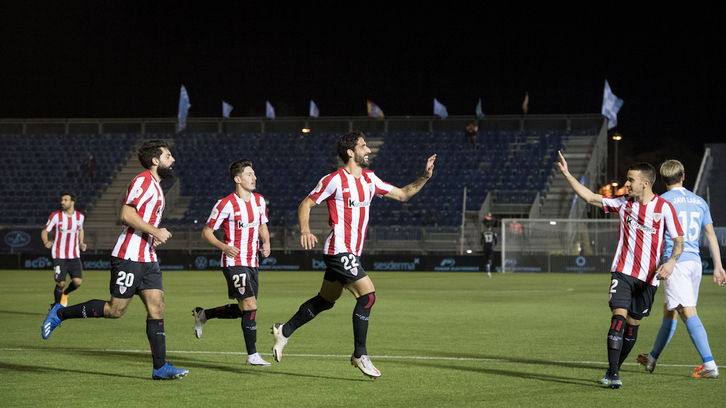 Raúl García ha marcado el gol del empate en Ibiza. (@AthleticClub)