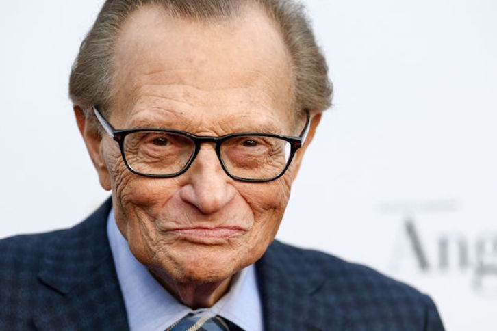 Larry King. (Rich FURY/AFP) 