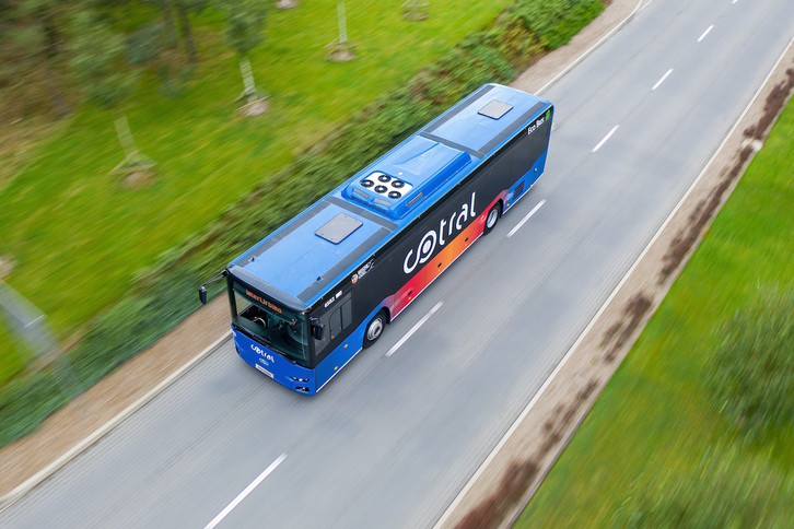 Un autobús de modelo InterUrbino. (CAF) 