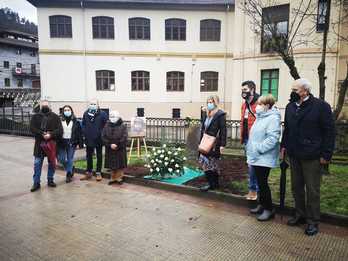 Homenaje a Marcelino Bilbao, hoy en Alonsotegi.