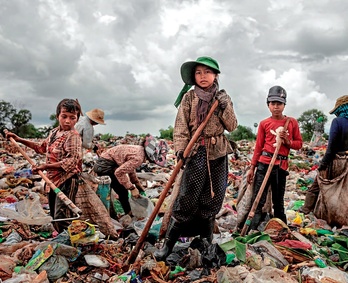 Los niños son a menudo objetivo de las cámaras.