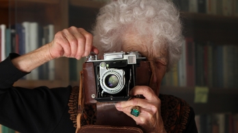La fotografa y cineasta italiana Cecilia Mangini. (Pesaro FILM FESTIVAL)