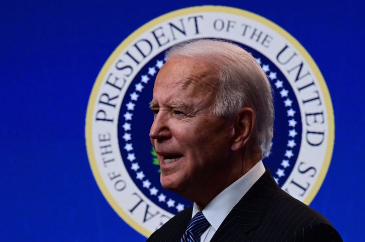 Joe Biden, ayer lunes en la Casa Blanca. (Jim WATSON/AFP)