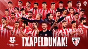 Póster del Athletic de la temporada 2020/21.