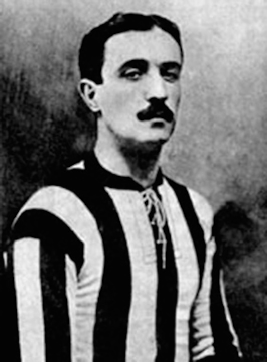 Luis Iceta jugó en el Athletic en la segunda década del siglo XX.