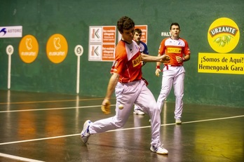 Laugarren jardunaldian kale egin ostean, bueltan da berriz ere Martija Binakako Txapelketara. (Jaizki FONTANEDA / FOKU)